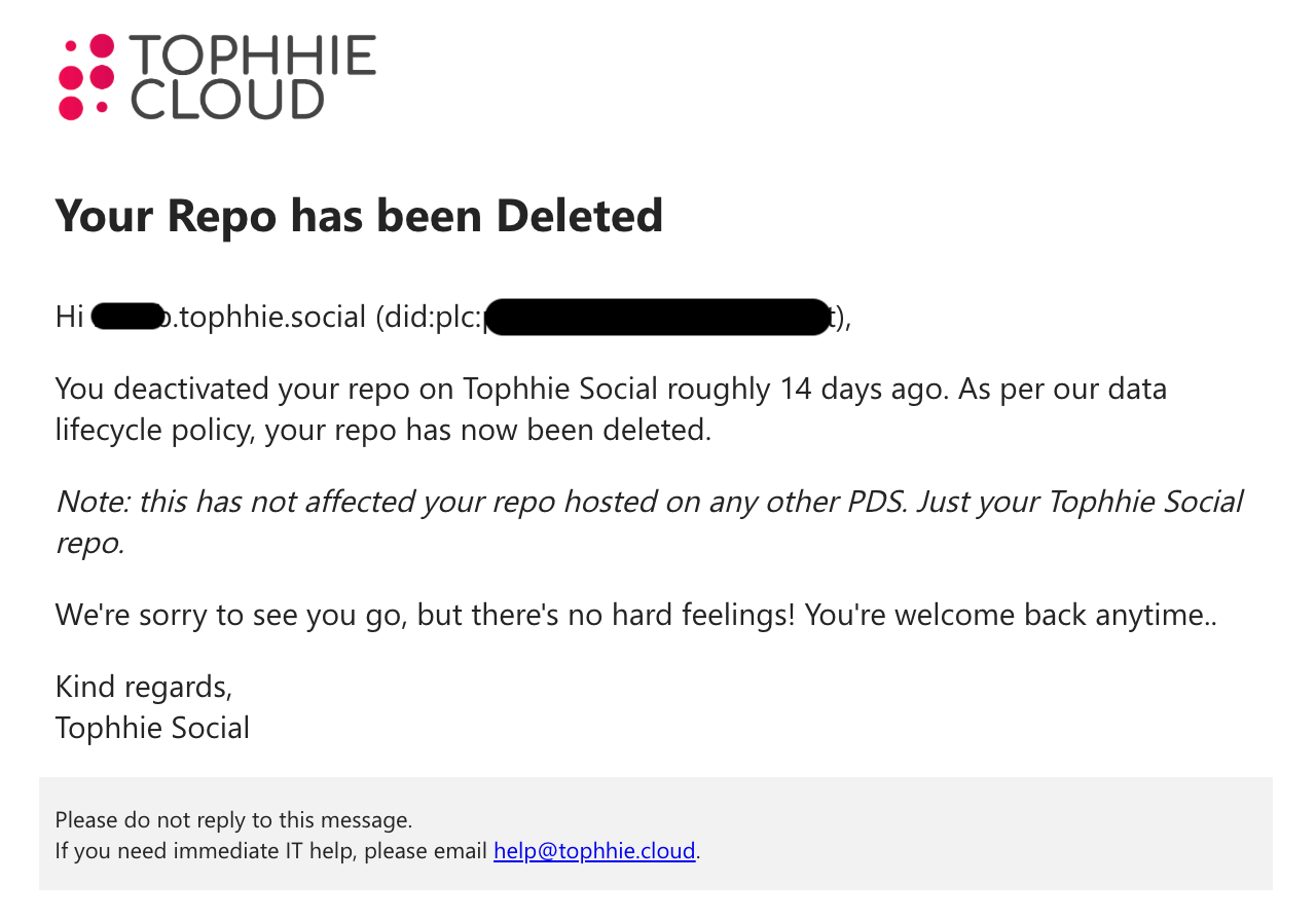 Announcing our Repo Deletion Process